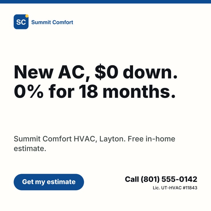 Ad: 0% financing, 18 months